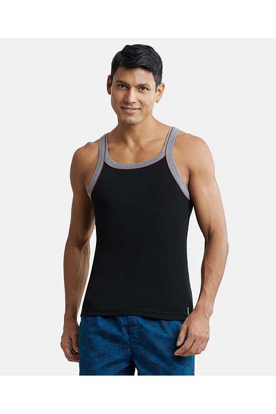 JOCKEY 24X7 Racer Back Tank Top 1467-01 White