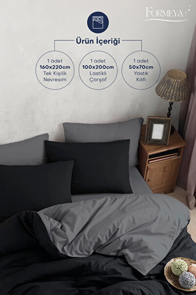 Formeya Single Elastic Duvet Cover Set - 1 Pillow Case