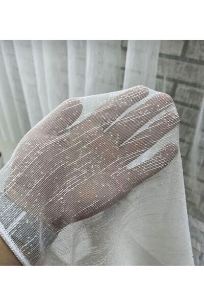 Bsrn Tasarım Ütü İstemez Armür Keten Damla Şantuk Desen Tül Perde Her Odaya U...