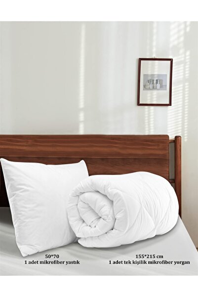 Evim Fluff Microfiber Single Duvet Set 155X 215 cm