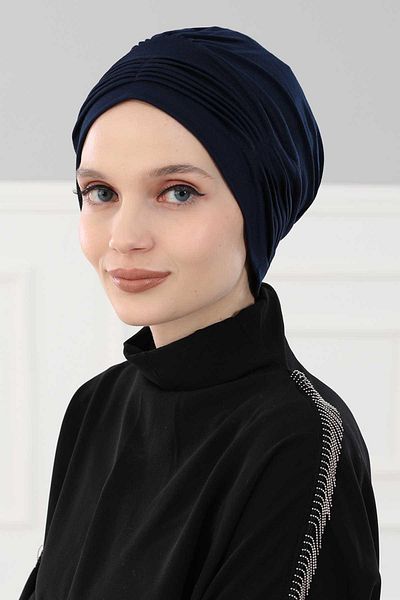 Aisha's Design B-19 Model Pleated Combed Cotton Bag