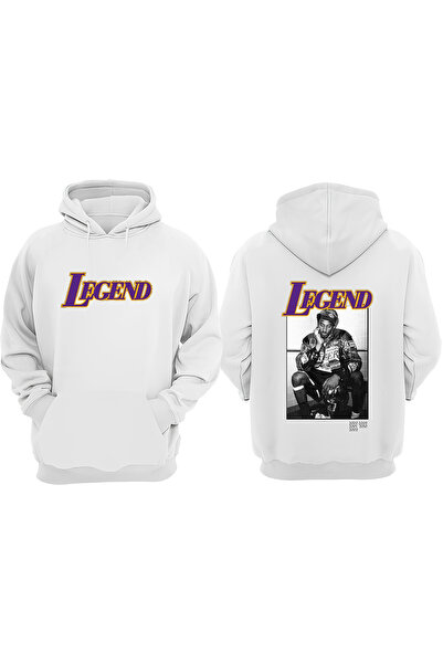 Anetos Legend Design Sırt cu imprimeu Beyaz Swea tricou