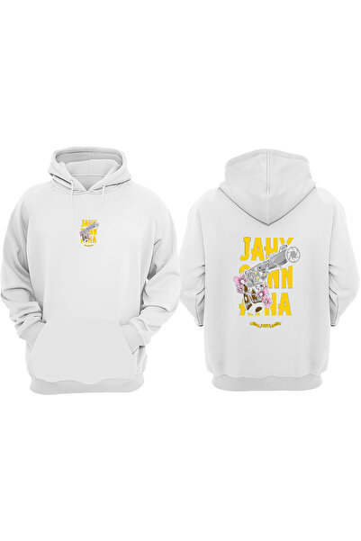 Anetos Jahy Gun Anna Design Tricou alb cu imprimeu pe spate