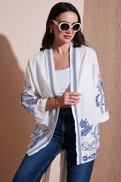 Lela Βαμβακερό κιμονό Oversize Fit KI MONO 676302