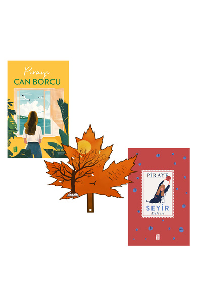 Mona Kitap seyir yazarının diğer kitap ve defteri - piraye - can borcu - ve - seyir defteri - kitap ayracı ile