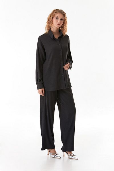 Fulla Moda Fullamodest Shirt Collar Wrapped Fabric Set