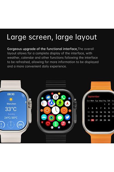 telux EVO 9 Mini Smart Calling Watch with 1.72” FHD Display & Extra Strap, 5-Day Battery, App Supported