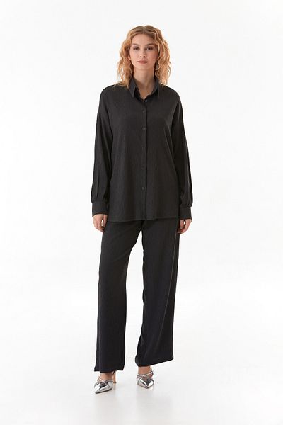 Fulla Moda Fullamodest Shirt Collar Wrapped Fabric Set