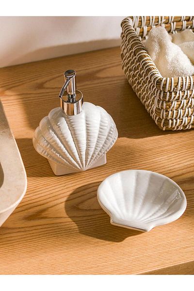 LC Waikiki LCW HOME Σετ μπάνιου με σχέδιο κεραμικό 2 τεμ