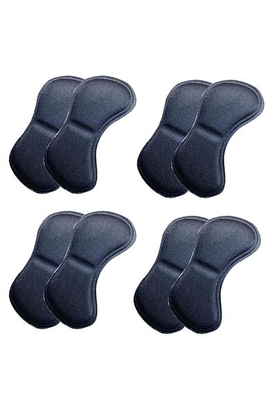 Choice 4 Pairs Black 4 Pairs Heel Insoles Pads Patch Pain Relief Anti-wear Cushion Feet Care Heel Protector