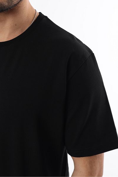 İDS COLLECTİON Men's Oversize Basic Heavy Weight T-Shirt - Compact Cotton, Crew Neck, Short Sleeve
