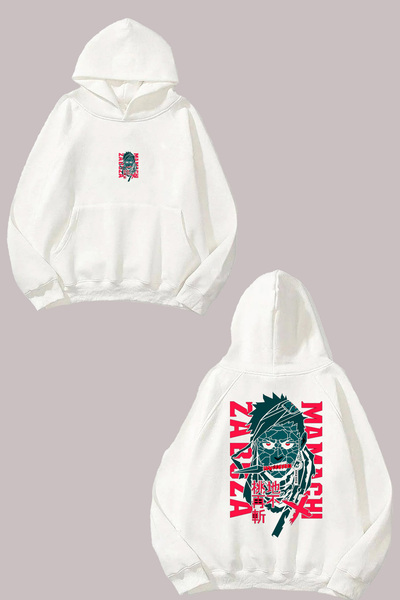 Anetos Naruto Zabuza Design Rucsac cu imprimeu Alb Swea tricou