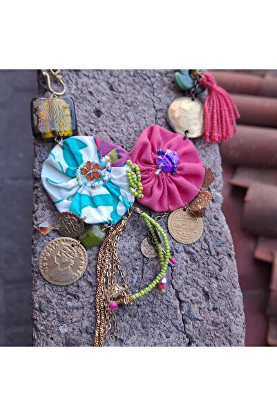 azra takı tasarım Handmade Design Short Authentic Bohemian Women Necklace