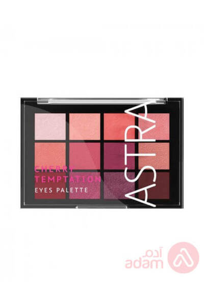 Astra مجموعة ظلال العيون The Temptation Eye Palette | شيري 04