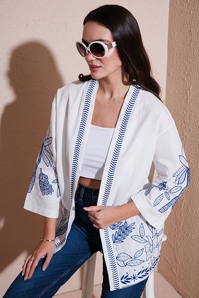 Lela Βαμβακερό κιμονό Oversize Fit KI MONO 676302