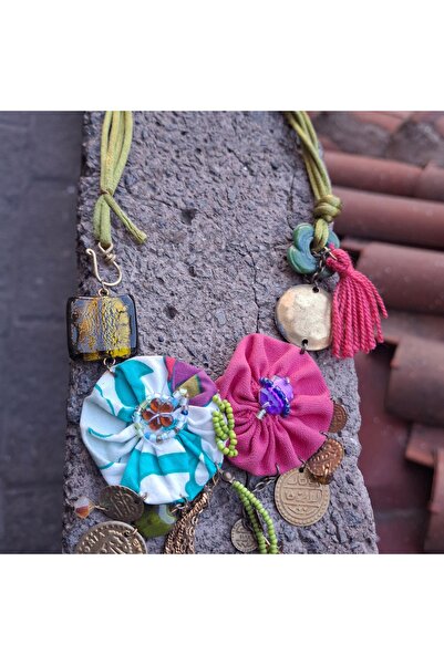 azra takı tasarım Handmade Design Short Authentic Bohemian Women Necklace