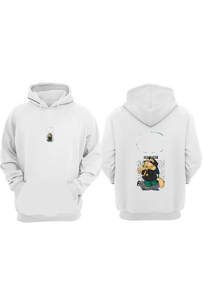 Anetos Rucsacul Lucy Garfield Design cu imprimeu White Swea tricou