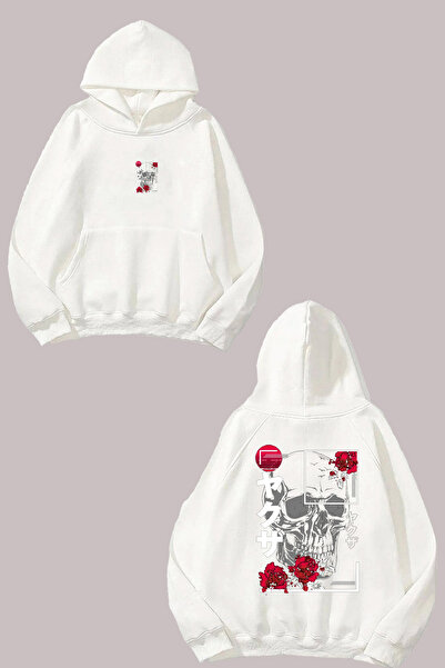 Anetos Rucsac Rose Hand Design cu imprimeu Alb Swea tricou