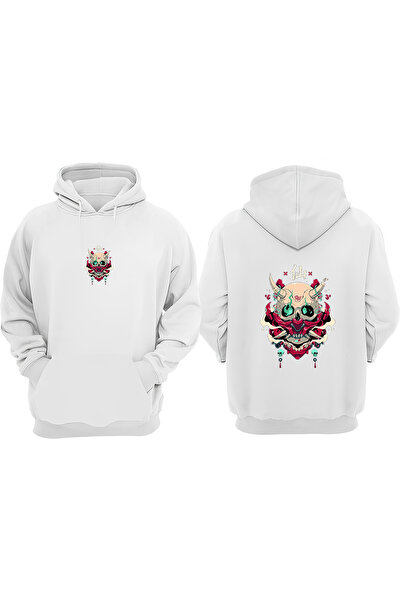 Anetos Design Fire Head Rucsac cu imprimeu Alb Swea tricou