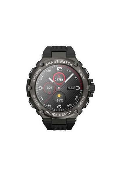 telux POWERFIT Smart Calling Watch with 1.53” FHD Display & 15 Days Battery Life, Black