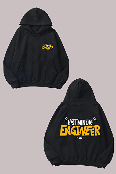 Anetos Last Minute Engineer Design Rucsac cu imprimeu Black Swea tricou