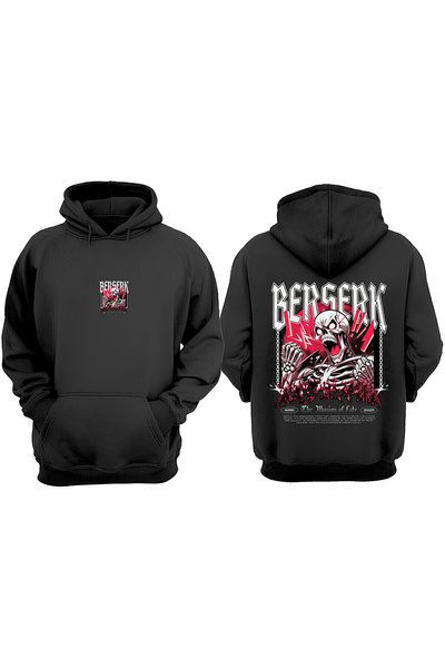 Anetos Berserk The Illusion Of Fate Design Rucsac cu imprimeu Negru Swea tricou