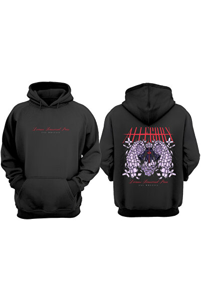 Anetos Naruto Konan Design Rucsac cu imprimeu Negru Swea tricou