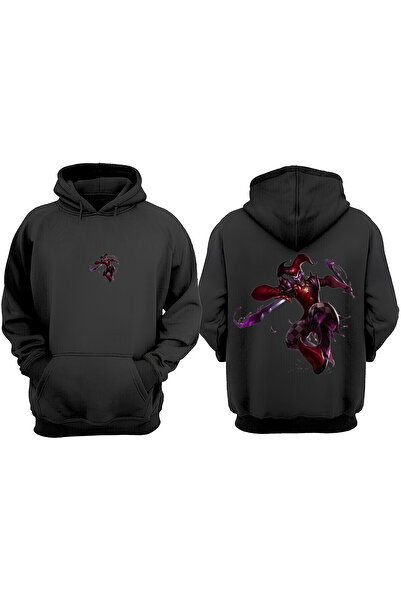 Anetos Shaco Design Spate cu imprimeu Negru Swea tricou