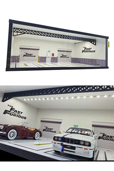 reklambalaj 1:24 Ölçek Araçlar İçin %100 Ahşap Led Işıklı Akrilik Korumalı Ar...