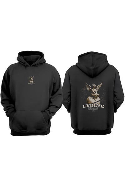 Anetos Gad Father Design Rucsac cu imprimeu Negru Swea tricou