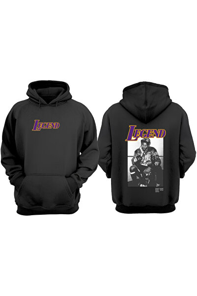 Anetos Μαύρο φούτερ Legend Design Backpack με τύπωμα