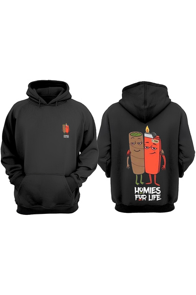 Anetos Homiles For Life Design Rucsac cu imprimeu Negru Swea tricou