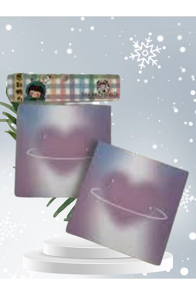 Lilaryum Aesthetic Purple Memopad Notepad