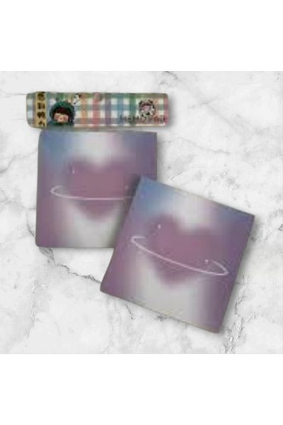Lilaryum Aesthetic Purple Memopad Notepad