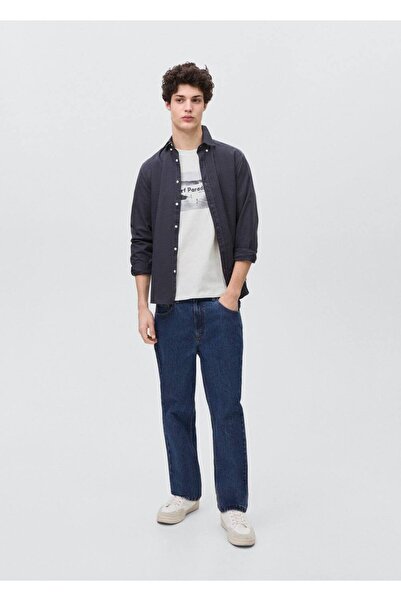 Mango Teen Tricou din bumbac cu model barca