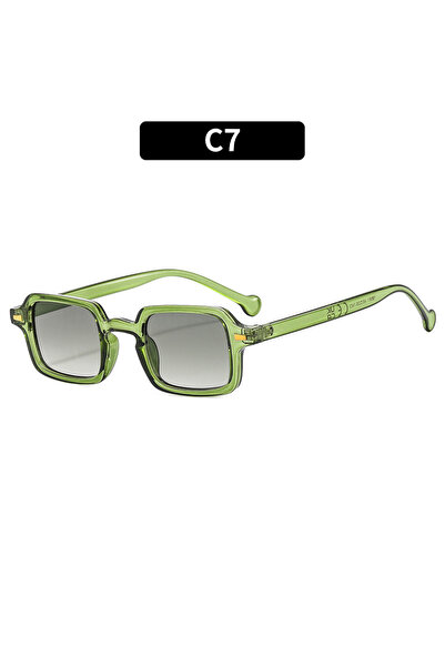 Choice6 MULTI 7 Luxurious Rectangle Sunglasses Women Oval Vintage Brand Desig...