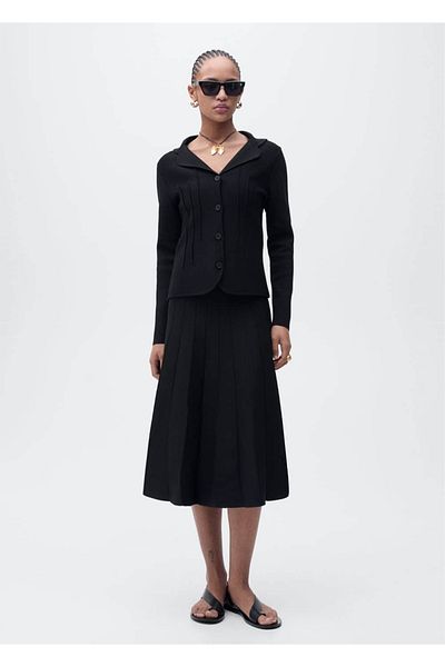 MANGO Woman Tricot Jacket with Clap