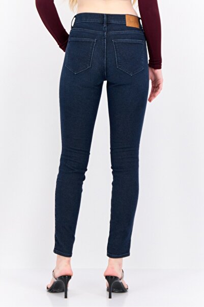 WRANGLER Women Skinny Fit Washed Stretchable Denim, Navy