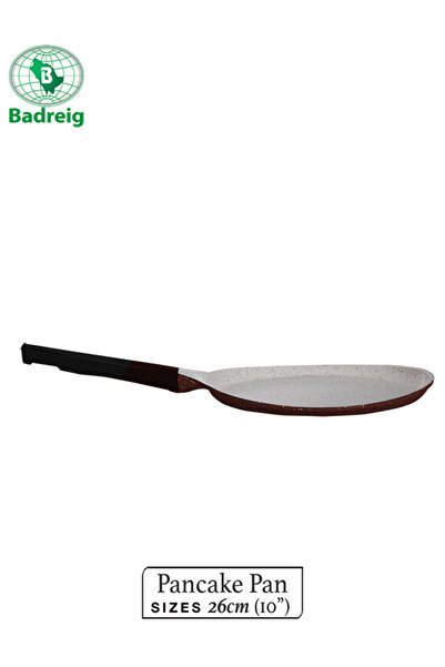 badreig صينية بان كيك مطلية بالسيراميك من لاهويا 26 سم 0.7 لتر طلاء رخامي أحم...