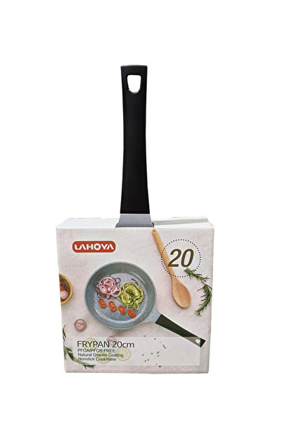 badreig LAHOYA CERAMIC COATED FRY PAN 20CM 1.2L Blue Aluminum  Marble Nonstick Coating |Made in Saudi