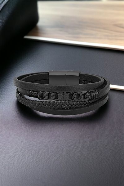 Daniel Klein Male Stained Soft Sustainable Dere String Black Director Porta Dkeblk2009C2
