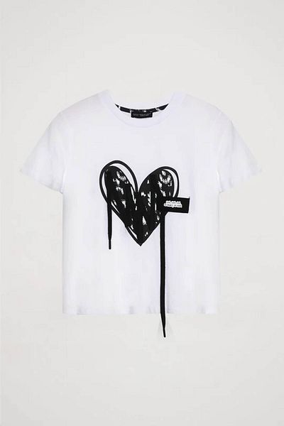 Quzu White Women's T-Shirt Tsh00001