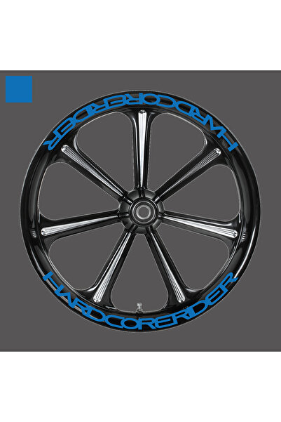 ARONA Hard Core Rider Jant Sticker Motosiklet Jant Sticker Etiket Çıkartma Ya...