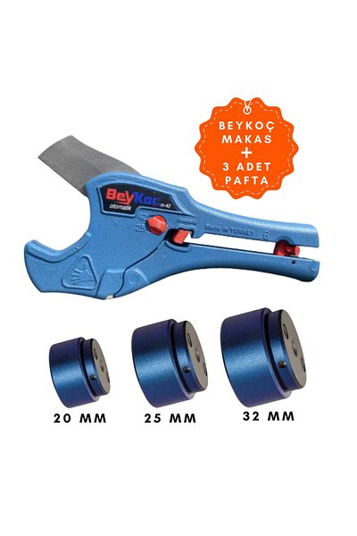 KOLDOOR Beykoç Fully Automatic Pprc Pipe Cutter 42 Mm Candan 20 Mm 25 Mm 32 Mm Set