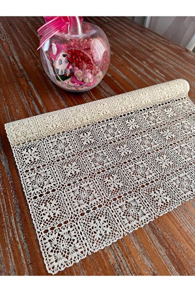 LİMAY غطاء PVC فاخر - غطاء رف فوق طاولة القهوة مع تفاصيل درج وخزانة (خيارات القياس المتاحة)