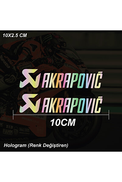 ARONA Akrapovic Sticker Motosiklet Araba Kask Etiket Çıkartma Yapışkan