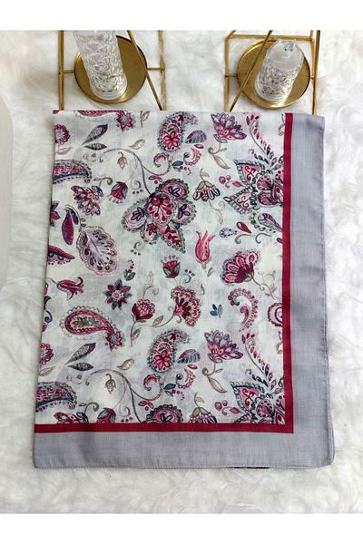 REMOMODA Patterned Soft Cotton Shawl