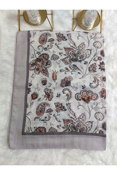 REMOMODA Patterned Soft Cotton Shawl