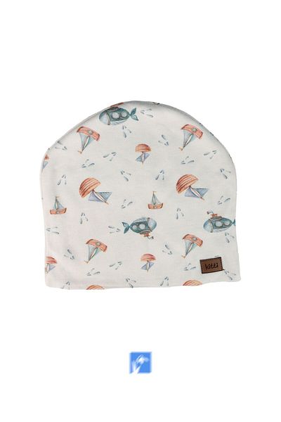 Kardelen Butik Denizli 100% Cotton Double Layer Children's Combed Cotton Cap (4-8 Years)