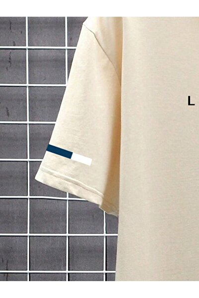 DESCARTES Ανδρικό μπλουζάκι Los Angeles με στάμπα oversize με λεπτομέρεια στάμπας στη γραμμή του μανικιού